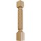 Ekena Millwork 5"W x 5"D x 35 1/2"H Hamilton Rope Cabinet Column, Cherry COL05X05X35HACH - alternate 1